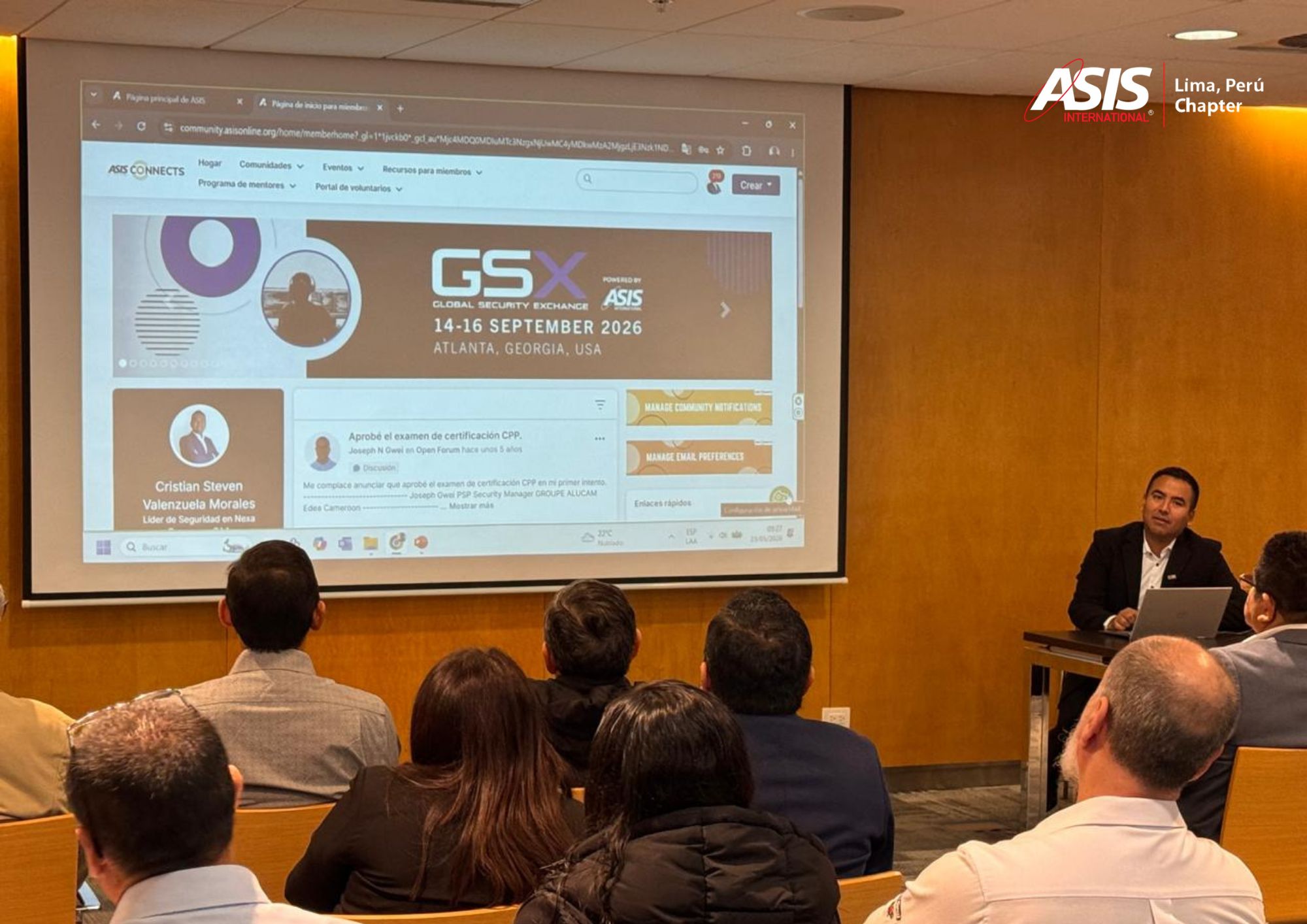 ENCUENTRO PRESENCIAL Y SESIÓN DE ONBOARDING ASIS PERÚ