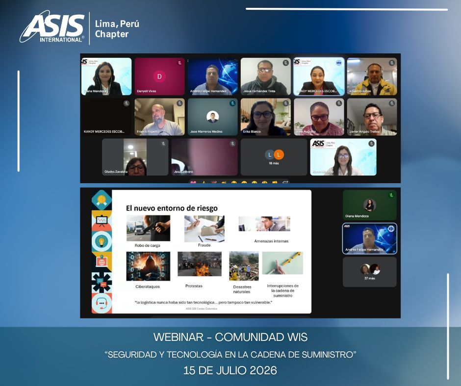 WEBINAR — SEGURIDAD Y TECNOLOGÍA EN LA CADENA DE SUMINISTRO