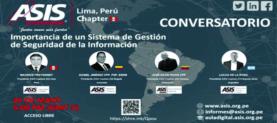 Conversatorio: Importancia de un Sistema de Gestion de Seguridad de la Información