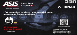 Webinar: ¿Como mitigar el riesgo empresarial en un entorno de incertidumbre?