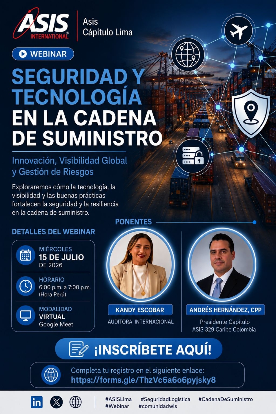 WEBINAR — SEGURIDAD Y TECNOLOGÍA EN LA CADENA DE SUMINISTRO